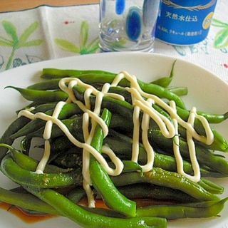 シンプルが一番　茹でインゲンが旨い！